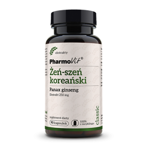 Żeń-szeń koreański 250 mg 90 kaps | Classic
