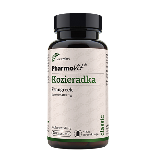Kozieradka Fenugreek 400 mg 90 kaps | Classic Pharmovit