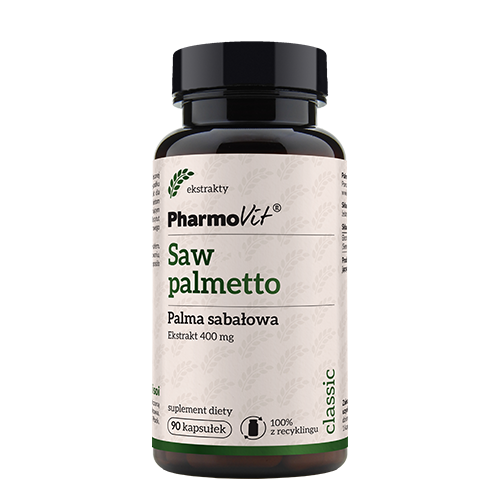 Saw palmetto Palma sabałowa 4:1 400 mg 90 kaps | Pharmovit