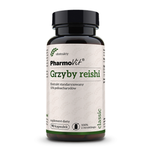 Grzyby reishi 10% polisacharydów 90 kaps | Classic