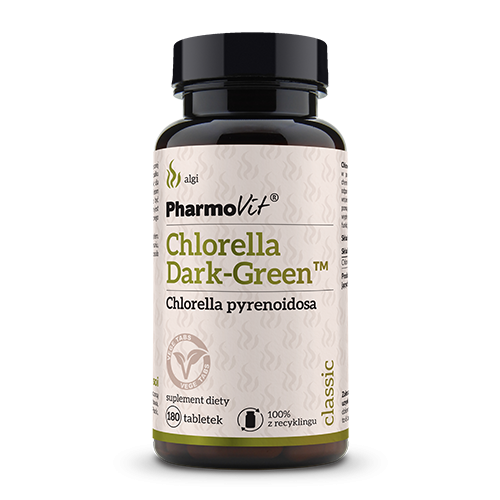 Chlorella DARK-GREEN™ 180 tabl vege | Classic Pharmovit