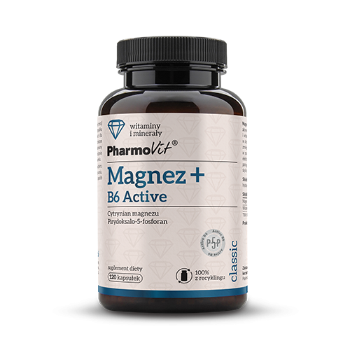 Magnez + B6 Active 120 kaps | Classic Pharmovit