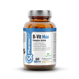 B-Vit Max Complex Active 60 kaps Vege | CL