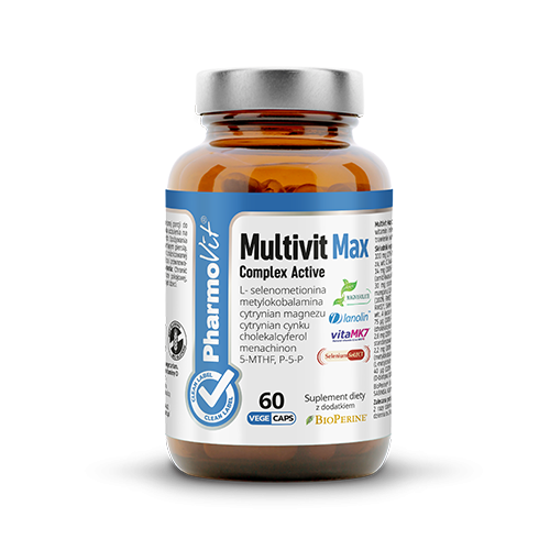 Multivit Max Complex Active 60 kaps Vcaps® | Clean label Pharmovit