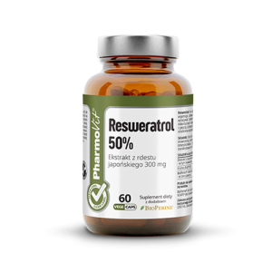 Resweratrol 50% 60 kaps Vege | CL