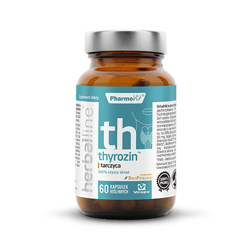 Thyrozin™ tarczyca 60 kaps Vcaps® | Herballine™ Pharmovit