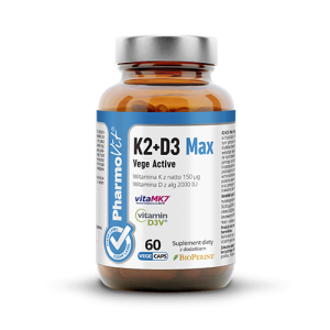 K2+D3 Max Vege Active 60 caps Vcaps® | CL