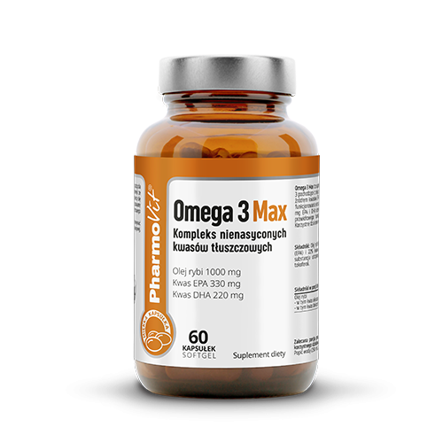 Omega 3 Max 60 kaps Softgel | Clean label Pharmovit