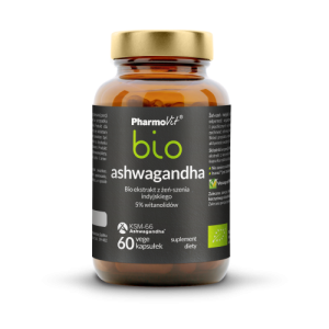 Ashwagandha bio 60 kaps Vcaps® Plus | PV bio