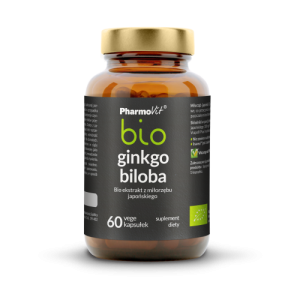 Ginkgo biloba bio 60 kaps Vcaps® Plus | PV bio