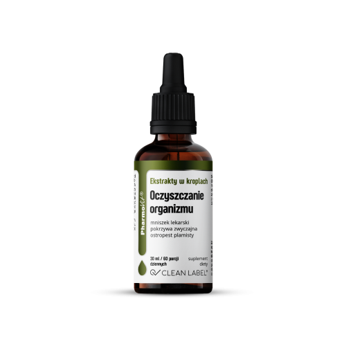 Ekstrakty w kroplach Oczyszczanie organizmu 30 ml | Clean label Pharmovit