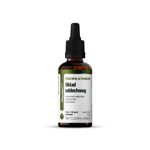 Ekstrakty w kroplach Układ oddechowy 30 ml | Clean label Pharmovit