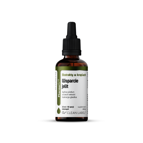 Ekstrakty w kroplach Wsparcie jelit 30 ml | Clean label Pharmovit