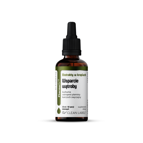 Ekstrakty w kroplach Wsparcie wątroby 30 ml | Clean label Pharmovit