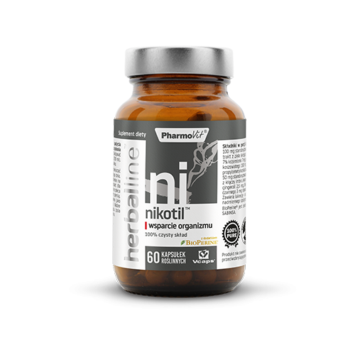 Nikotil™ wsparcie organizmu 60 kaps Vcaps® | Herballine™ Pharmovit