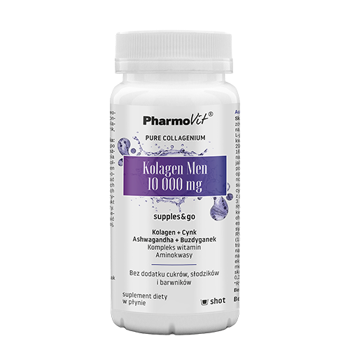 Kolagen Men 10 000 mg supples & go 120 ml Shot Pharmovit 5904703900252