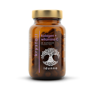 Krystall kolagen + witamina C 60 kaps | Idunna